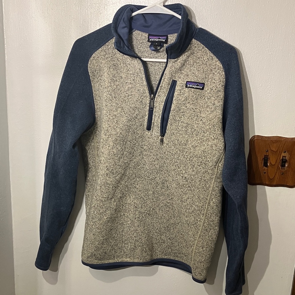 Patagonia Men's Better Sweater Quarter zip size small